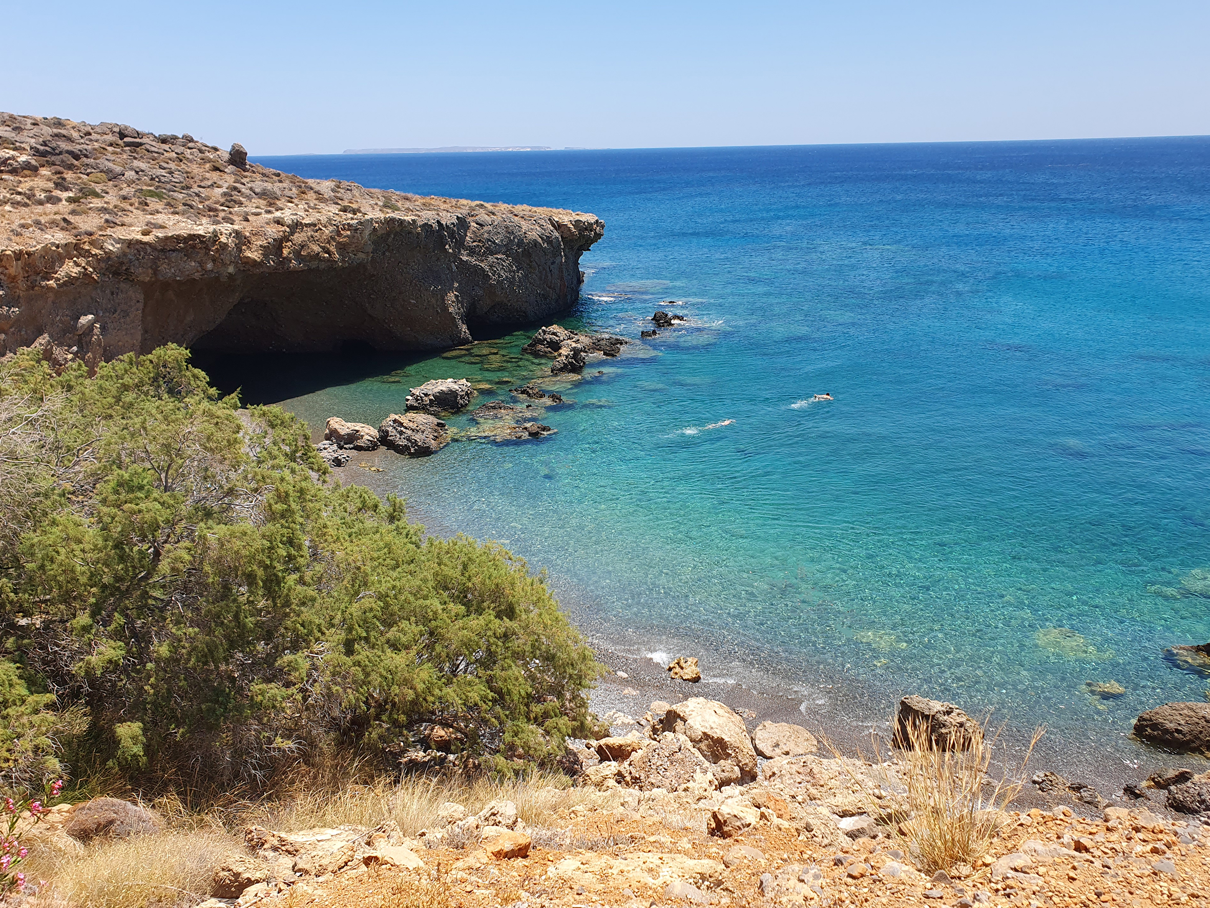 Le cottage du Soleil en Grèce et ses plages secrètes.